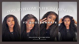 HOW TO BECOME A WIG INFLUENCER in 2023 | GET FREE WIGS & GET PAID | Wig Giveaway | ft COLEEN HAIR