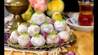 طرز تهیه شیرینی قطاب خانگی | آموزش آشپزی کدبانو | بانوی خانه