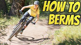 Better Turns In 1 Day - How To Corner A Mountain Bike : Bermed Corners