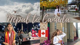 Nepal to Canada Vlog!!Emotional moment,travel information,airport guide #thunderbay  #canada