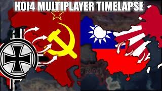 Never let AXIS Cook! - Hoi4 Multiplayer Timelapse