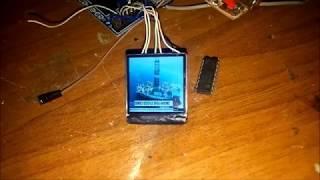 Homemade Television Tvp5150 + 240*240 ips+  Altera max II  Cpld+stm32f103