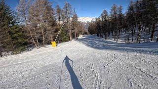 Skying in Sauze d' Oulx, Italy