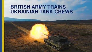 British Army trains Ukrainian Tank Crews on Challenger 2 (Documentary)