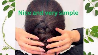 Nice and very simple and beautiful hairstyle for girls,good for all,