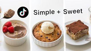 Healthy TikTok Desserts that actually work. (vegan & easy)