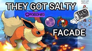 Flareon Made This Player Salty! (Pokemon Showdown Random Battles) (High Ladder)