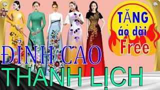 Mẫu áo dài đẹp nhất Thanh Lịch TỘT ĐỈNH Bạn nên có 1 chiếc