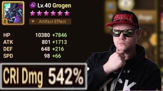 542% Crit Dmg Grogen, Is there A Crit DMG Limit in Summoners War?