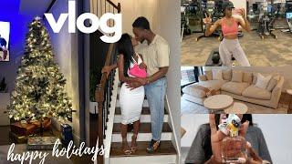 VLOG | Prepping For The Holidays, New Furniture & Home Decor, Christmas Gifts + Fun With Friends 