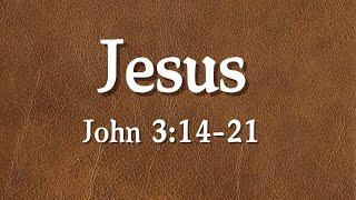 August 11, 2024 - 11:00 a.m. - Jesus: John 3:14-21