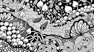 Zentangle art | zentangle patterns | zendala | how to draw zentangle