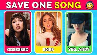 SAVE ONE SONG - Most Popular Songs EVER  Music Quiz #6