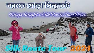 4 Days 3 Night Silk Route Tour Plan 2024 /Gangtok -Silk Route - Zuluk Tour Guide /Ramdura Homestay