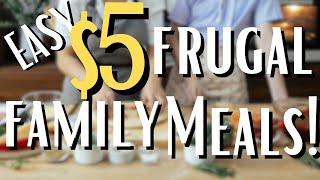 $5 HEALTHY Family Meals For Your Busy Weeknights! Best Extreme Budget Meals! #cooking #budgetmeals