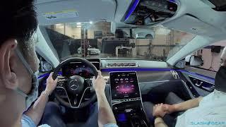 2021 Mercedes-Benz S-Class 3D driver display hands-on