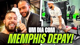 PASSEI UM DIA COM MEMPHIS DEPAY NO CORINTHIANS!