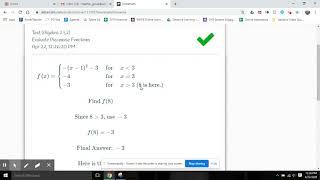 Evaluating Piecewise Functions on Delta Math