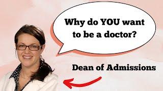 What SHOULD be in your med school personal statement...