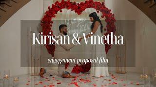 Toronto Surprise Proposal  |  KIM FILMS | Kirisan's Proposal to Vinetha | 4K