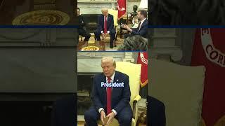 Trump's reaction to photo of King Charles greeting Zelensky