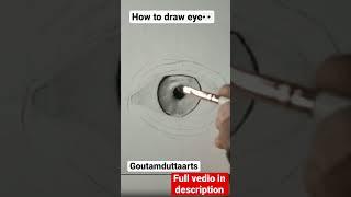 Draw eye in 30 sec #shorts