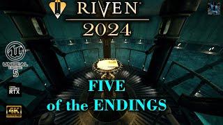 Riven Remake (2024) FIVE ENDINGS - One will shock you!