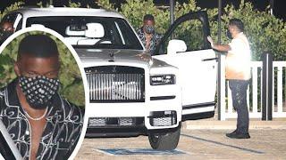 Jamie Foxx Leaves Nobu In His Swanky $500K Rolls Royce Phantom