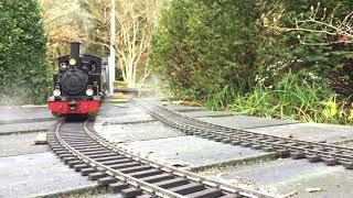 Gartenbahn Echtdampf Brückenfahrt