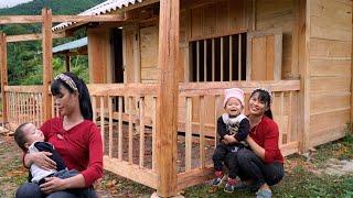 Building a Wooden House (CABIN) 2024, make a railing | Em Tên Toan