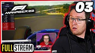 NOT A RELAXING QUALI - Williams Playthrough #3 - F1 Manager 2022 (Full Stream)