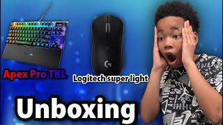 Unboxing The Apex Pro TKL And the Logitech Superlight! - ManCaLarry