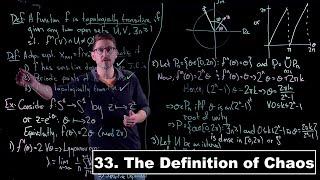 The Definition of Chaos - Dynamical Systems | Lecture 33