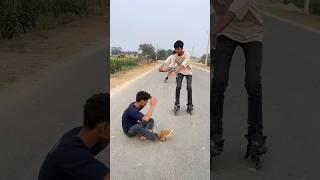 Hilarious and Dangerous Skating Tricks to Avoid!#inlineskating#skateboarding#shorts#ytshorts