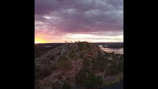 Sunset in the Outback, Lake Moondarra, Mount Isa, Queensland, Australia.