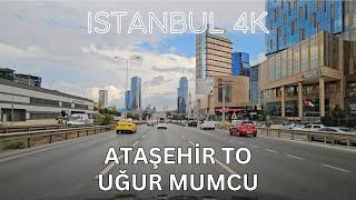 Istanbul 4K Drive from Ataşehir to Uğur Mumcu in Kartal District – Turkey 4K Drive Video