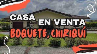 Casa en venta - Boquete, Chiriquí, Panamá