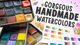 Is HANDMADE Really Better? - Trying Handmade Watercolors