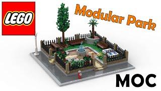 Lego MOC - Modular Park - Digital Speed Build