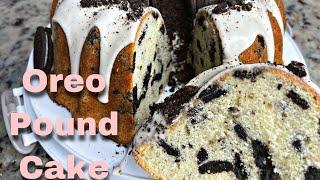 Oreo Pound Cake | Bundt Cake