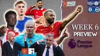 WEEKEND  PREVIEW (MATCH WEEK 6) - Chelsea , Arsenal, Manchester united #football  #premierleague