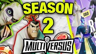 EVERYTHING Revealed for SEASON 2 (Samurai Jack + Ranked Skins  + Beetlejuice) - Multiversus