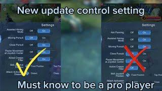 Everything you must know about MLBB new control setting