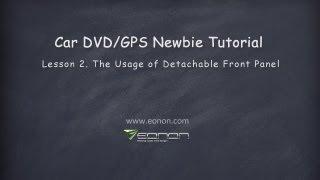 Car GPS DVD Tips: What is is Detachable Front Panel(Removable Front Panel) Used for?