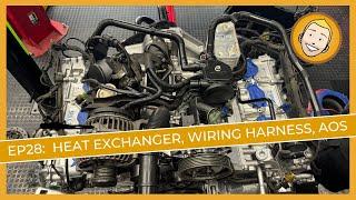 Porsche 911 Engine Assembly Guide Part 28 - Heat Exchanger, Wiring Harness, AOS