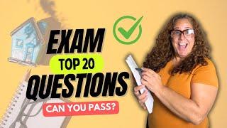 20 Real Estate Exam Questions You Must Know to Pass - Are You Ready?