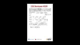 Civil Service Exam Reviewer #229