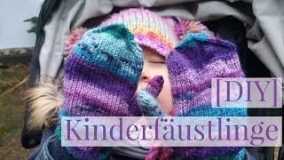 Handschuhe stricken für Kinder: Fäustlinge  DIY-Anleitung