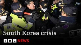 South Korea crisis -  President lifts martial law in humiliating U-turn | BBC News