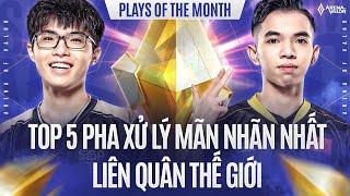 TOP 5 PHA XỬ LÝ MÃN NHÃN NHẤT LIÊN QUÂN THẾ GIỚI: PHA CƯỚP TÀ THẦN CỦA BÂNG | PLAYS OF THE MONTH